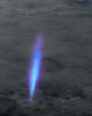Genesis of blue lightning into the stratosphere detected from the International Space Station
