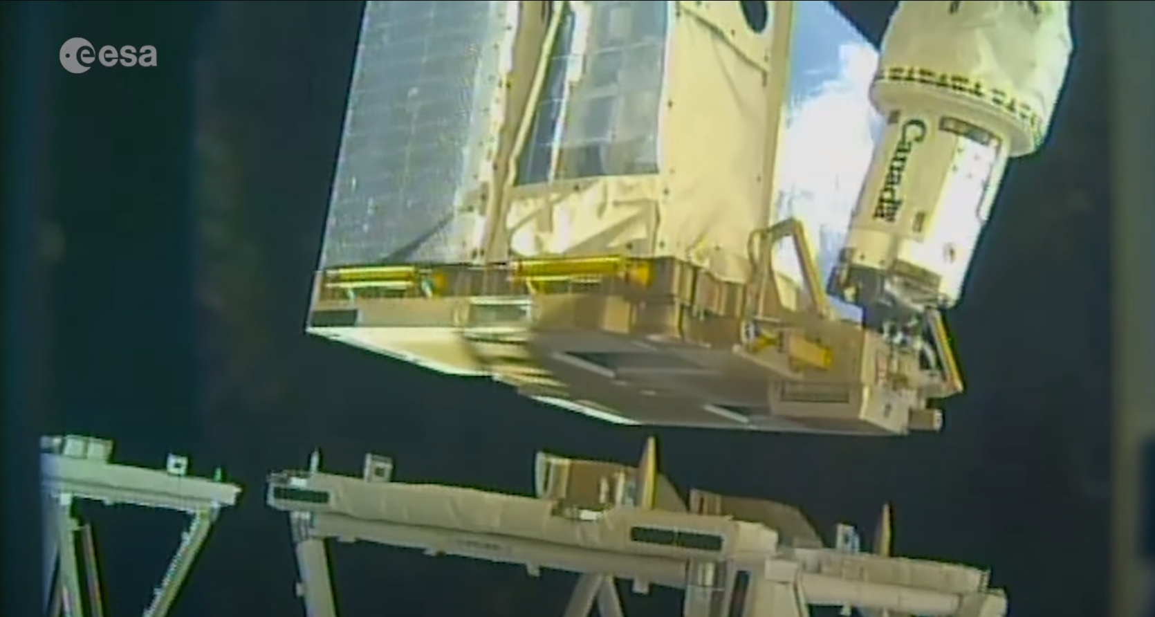 Robotically moving ASIM the storm hunter on the International Space Station