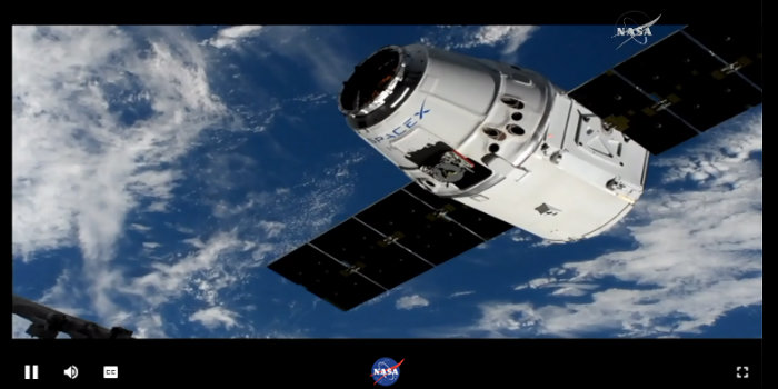 The Dragon module carrying ASIM has arrived at the ISS