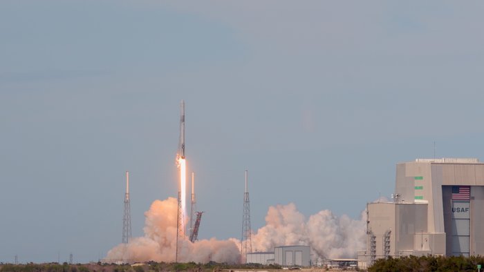 Storm hunter launched to the International Space Station